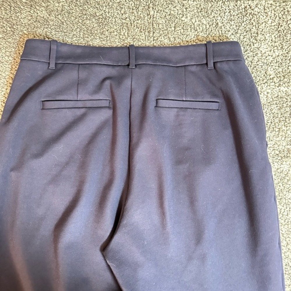 Boden Richmond 7/8 Trousers Womens 14R Navy Blue Excellent Slim Leg Stretch - Picture 5 of 8